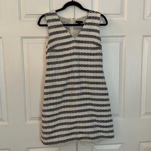 J crew Sleeveless Striped Dress Size 6